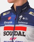 CASTELLI Cyklistická vesta - SOUDAL QUICK-STEP 23 - biela/modrá