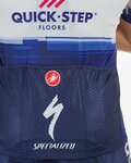 CASTELLI Cyklistický dres s krátkym rukávom - SOUDAL QUICK-STEP 23 - biela/modrá