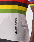 CASTELLI Cyklistický dres s krátkym rukávom - SOUDAL QUICK-STEP 23 - biela