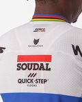 CASTELLI Cyklistický dres s krátkym rukávom - SOUDAL QUICK-STEP 23 - biela