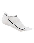 CASTELLI Cyklistické ponožky členkové - INVISIBLE LADY - biela