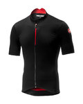 CASTELLI Cyklistický dres s krátkym rukávom - ESPRESSO - čierna