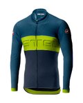 CASTELLI Cyklistický dres s dlhým rukávom letný - PROLOGO VI SUMMER - zelená/modrá