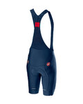 CASTELLI Cyklistické nohavice krátke s trakmi - COMPETIZIONE - modrá