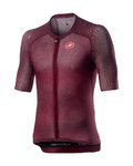 CASTELLI Cyklistický dres s krátkym rukávom - CLIMBER'S 3.0 - bordová
