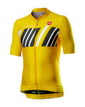 CASTELLI Cyklistický dres s krátkym rukávom - HORS CATEGORIE - žltá
