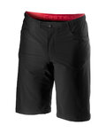 CASTELLI Cyklistické nohavice krátke bez trakov - UNLIMITED BAGGY - čierna