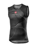 CASTELLI Cyklistické tričko bez rukávov - PRO MESH - čierna