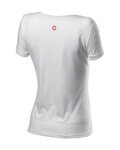 CASTELLI Cyklistické tričko s krátkym rukávom - SARTA LADY - biela