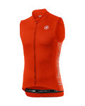 CASTELLI Cyklistický dres bez rukávov - ENTRATA V - červená