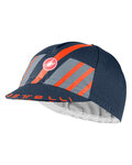 CASTELLI Cyklistická čiapka - HORS CATEGORIE - oranžová/modrá/šedá