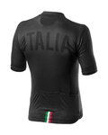 CASTELLI Cyklistický dres s krátkym rukávom - ITALIA 20 - čierna