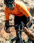 CASTELLI Cyklistický dres s krátkym rukávom - POLVERE - oranžová