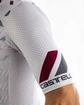 CASTELLI Cyklistický dres s krátkym rukávom - AVANTI - šedá/strieborná