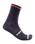 CASTELLI Cyklistické ponožky klasické - ROSSO CORSA PRO 15 - modrá