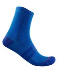 CASTELLI Cyklistické ponožky klasické - SUPERLEGGERA T 12 - modrá