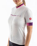 CASTELLI Cyklistický krátky dres a krátke nohavice - GRADIENT LADY II - modrá/biela