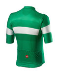 CASTELLI Cyklistický dres s krátkym rukávom - LA MITICA - zelená/biela