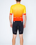CASTELLI Cyklistický krátky dres a krátke nohavice - AERO RACE - žltá/čierna