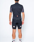 CASTELLI Cyklistický krátky dres a krátke nohavice - ENTRATA II - čierna