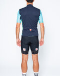 CASTELLI Cyklistický krátky dres a krátke nohavice - ENTRATA II - čierna/modrá