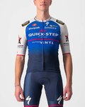CASTELLI Cyklistický dres s krátkym rukávom - QUICK-STEP 2022 CLIMBER'S 3.1 - modrá/biela