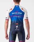 CASTELLI Cyklistický dres s krátkym rukávom - QUICK-STEP 2022 COMPETIZIONE - modrá/biela