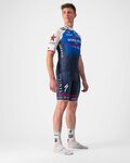 CASTELLI Cyklistický dres s krátkym rukávom - QUICK-STEP 2022 COMPETIZIONE - modrá/biela