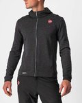 CASTELLI mikina - MILANO FZ FLEECE - čierna
