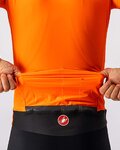 CASTELLI Cyklistický dres s krátkym rukávom - PERFETTO ROS - oranžová