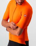 CASTELLI Cyklistický dres s krátkym rukávom - PERFETTO ROS - oranžová