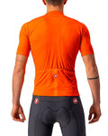 CASTELLI Cyklistický dres s krátkym rukávom - CLASSIFICA - oranžová