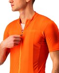 CASTELLI Cyklistický dres s krátkym rukávom - CLASSIFICA - oranžová