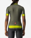 CASTELLI Cyklistický dres s krátkym rukávom - GRADIENT LADY - zelená
