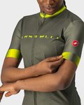 CASTELLI Cyklistický dres s krátkym rukávom - GRADIENT LADY - zelená