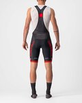 CASTELLI Cyklistické nohavice krátke s trakmi - COMPETIZIONE KIT - čierna/červená