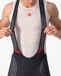 CASTELLI Cyklistické nohavice krátke s trakmi - COMPETIZIONE KIT - čierna/červená