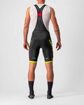 CASTELLI Cyklistické nohavice krátke s trakmi - COMPETIZIONE KIT - žltá/čierna
