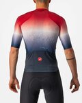 CASTELLI Cyklistický dres s krátkym rukávom - AERO RACE 6.0 - červená/biela/modrá