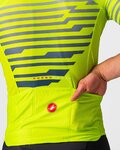 CASTELLI Cyklistický dres s krátkym rukávom - CLIMBER'S 3.0 - modrá/žltá