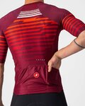 CASTELLI Cyklistický dres s krátkym rukávom - CLIMBER'S 3.0 - červená/bordová