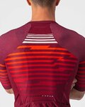 CASTELLI Cyklistický dres s krátkym rukávom - CLIMBER'S 3.0 - červená/bordová