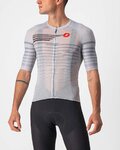 CASTELLI Cyklistický dres s krátkym rukávom - CLIMBER'S 3.0 - strieborná/šedá