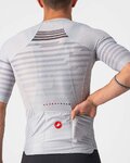 CASTELLI Cyklistický dres s krátkym rukávom - CLIMBER'S 3.0 - strieborná/šedá