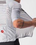 CASTELLI Cyklistický dres s krátkym rukávom - CLIMBER'S 3.0 - strieborná/šedá