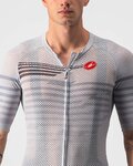 CASTELLI Cyklistický dres s krátkym rukávom - CLIMBER'S 3.0 - strieborná/šedá