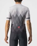 CASTELLI Cyklistický krátky dres a krátke nohavice - A TUTTA - antracitová/čierna/šedá/biela