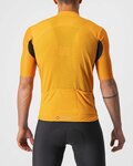 CASTELLI Cyklistický krátky dres a krátke nohavice - ENDURANCE ELITE - oranžová/čierna