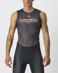 CASTELLI Cyklistické tričko bez rukávov - PRO MESH BL - čierna