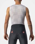 CASTELLI Cyklistické tričko bez rukávov - PRO MESH BL - šedá